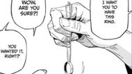 Yuta giving his ring to Yuka (Image credit: Shueisha)